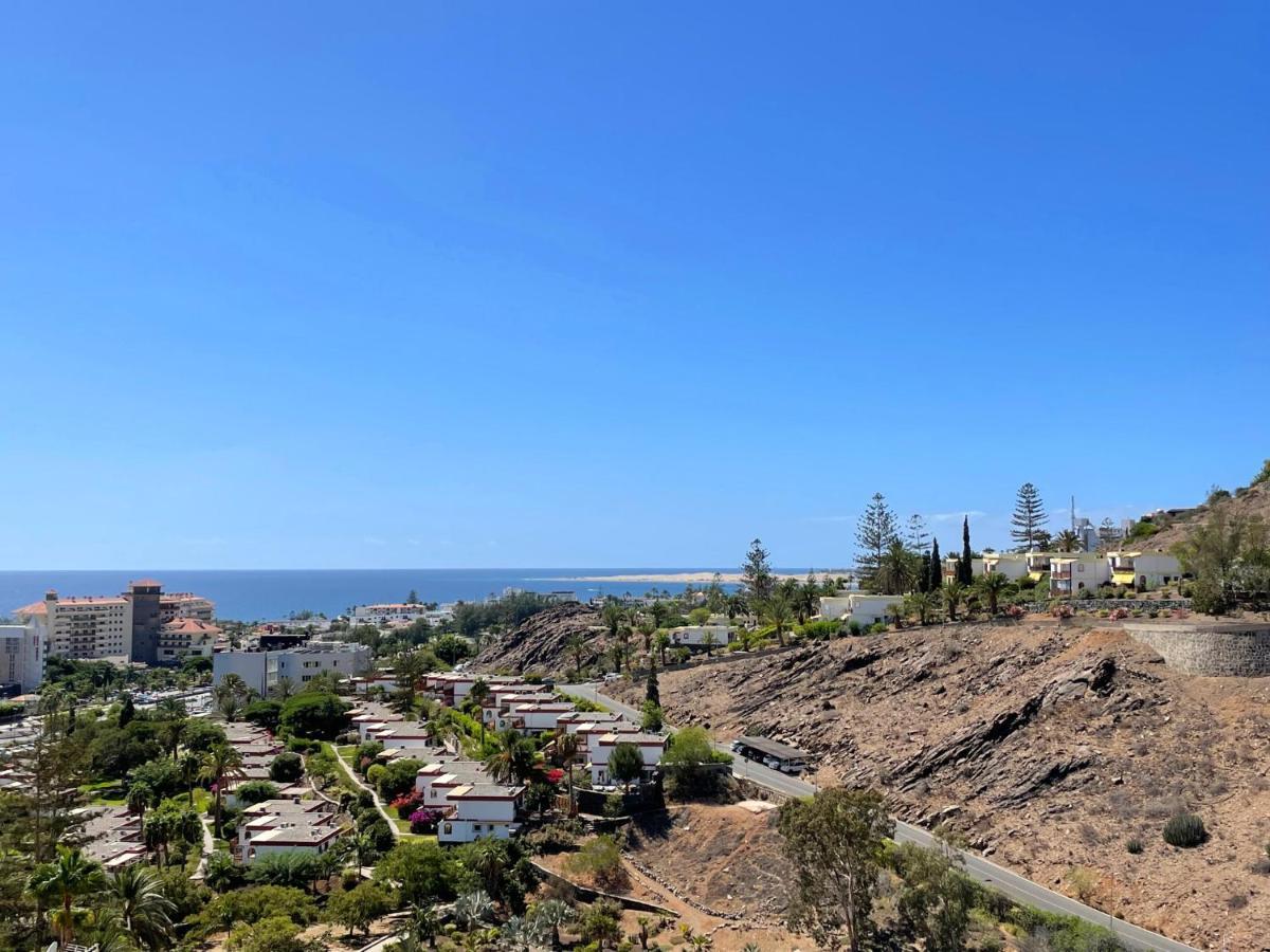Luxury Villa Morelli With Seaview & Heated Pool マスパロマス エクステリア 写真